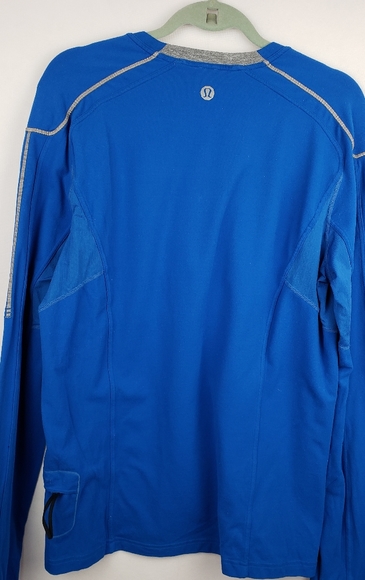 Lululemon Mens Shirt Blue Size L Long Sleeve - Picture 2 of 8